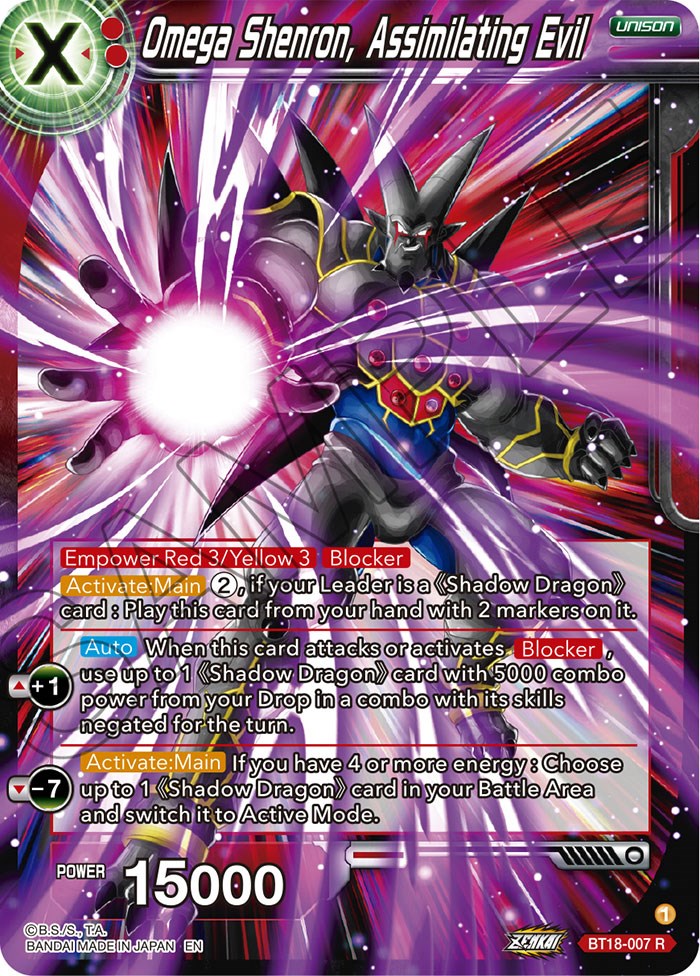 Omega Shenron, Assembling Evil (BT18-007) [Dawn of the Z-Legends] | Good Games Adelaide SA