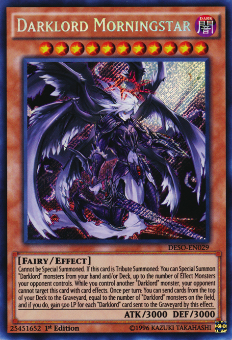 Darklord Morningstar [DESO-EN029] Secret Rare | Good Games Adelaide SA