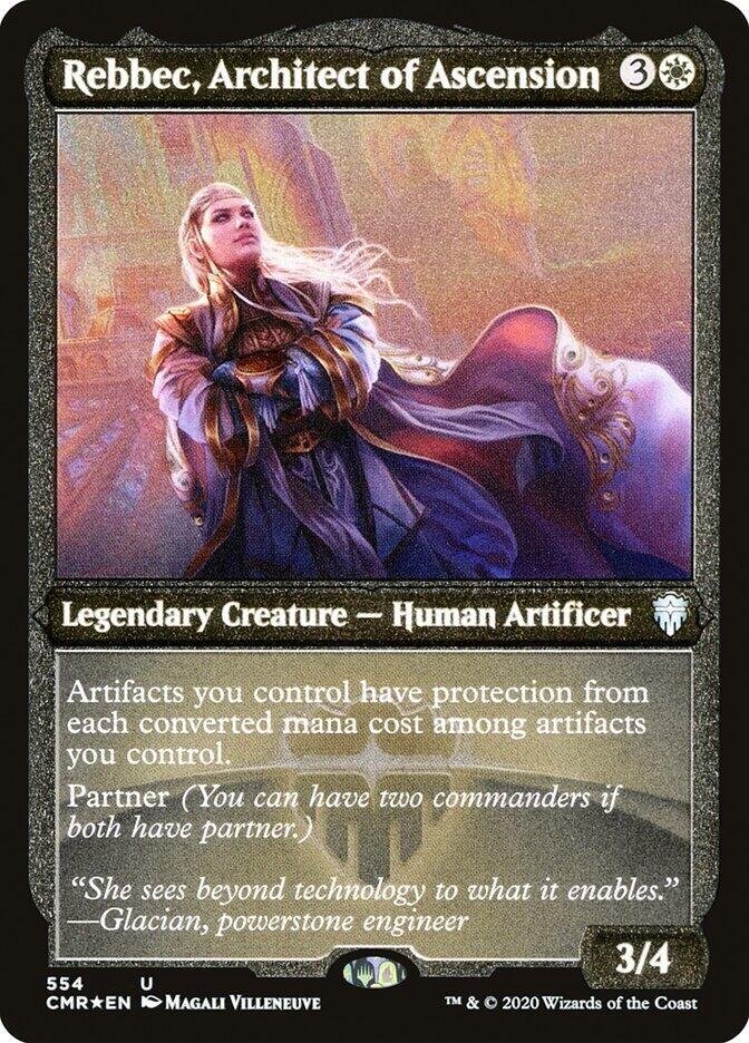 Rebbec Architect of Ascension Foil Etched 554 (Commander Legends)  - Foil | Good Games Adelaide SA