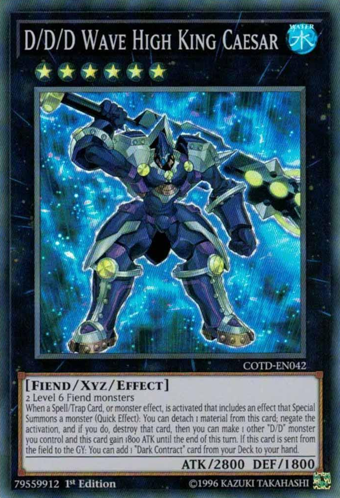 D/D/D Wave High King Caesar [COTD-EN042] Super Rare | Good Games Adelaide SA