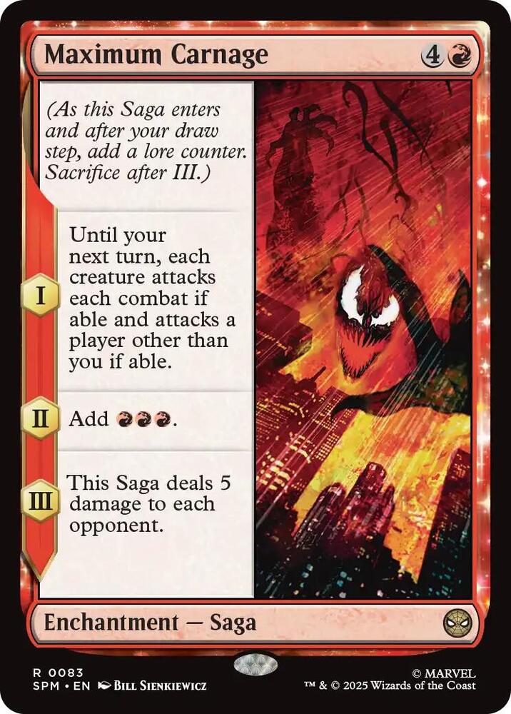 Maximum Carnage 83 (Marvel's Spider-Man)  - Foil | Good Games Adelaide SA