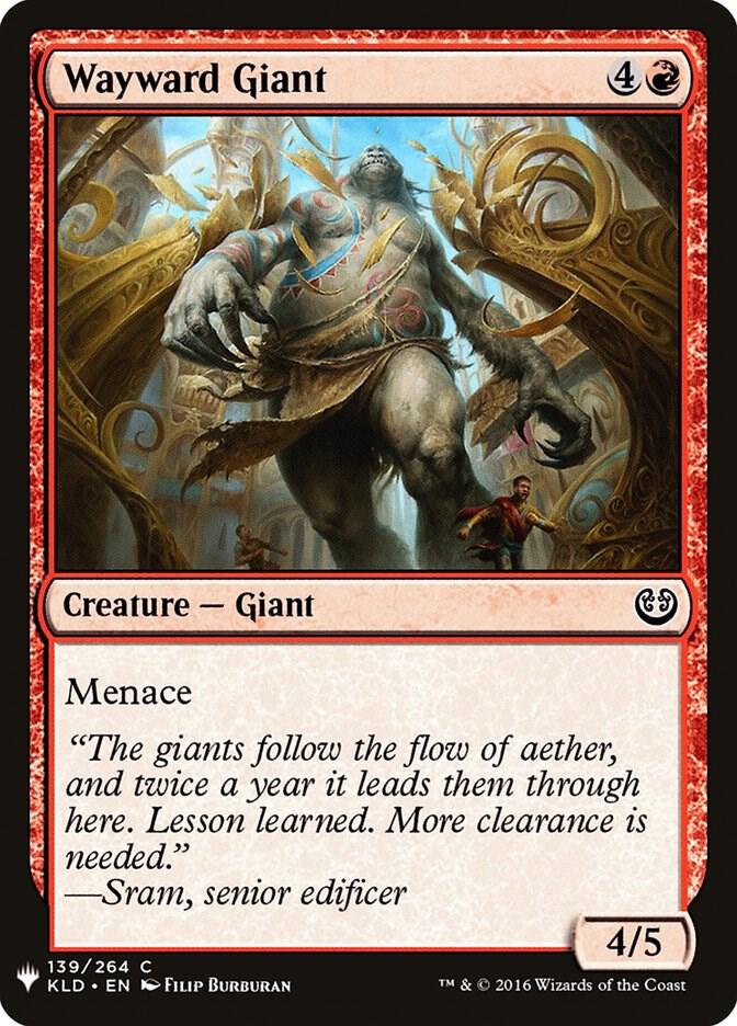 Wayward Giant 139 (The List Reprints)  | Good Games Adelaide SA
