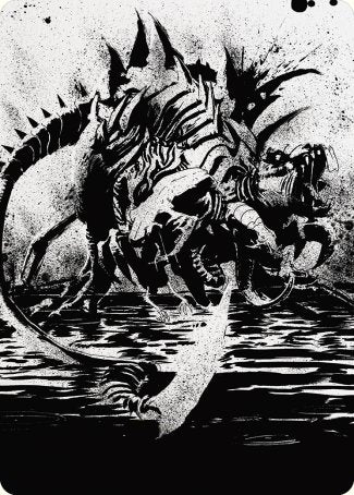 Karumonix, the Rat King Art Card [Phyrexia: All Will Be One Art Series] | Good Games Adelaide SA