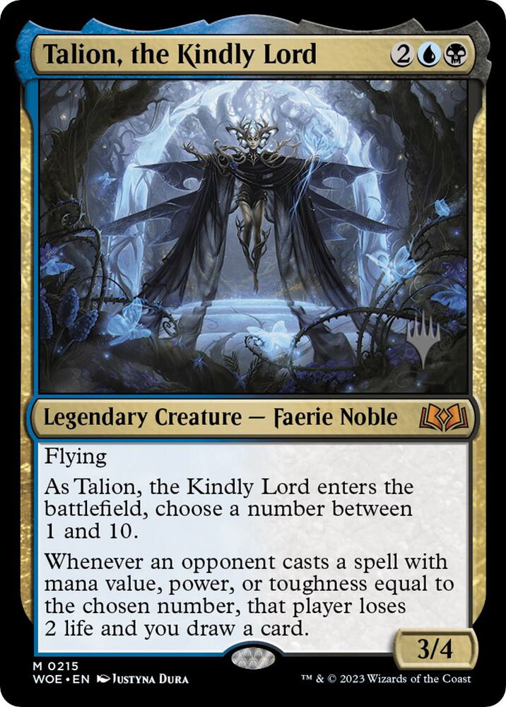 Talion the Kindly Lord 215 (Promo Pack: Wilds of Eldraine)  | Good Games Adelaide SA