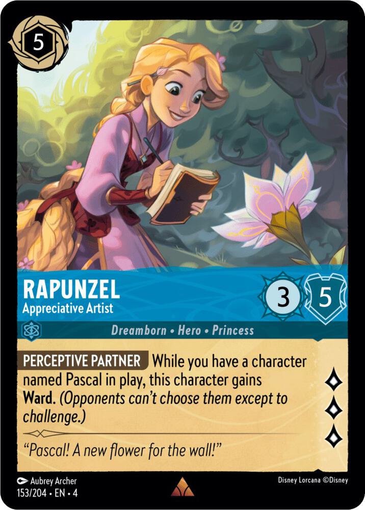 Rapunzel Appreciative Artist 153/204 (Ursula's Return)  | Good Games Adelaide SA