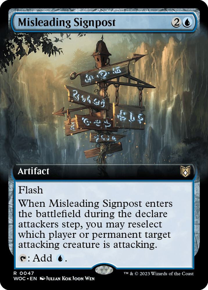 Misleading Signpost 47 (Commander: Wilds of Eldraine)  | Good Games Adelaide SA