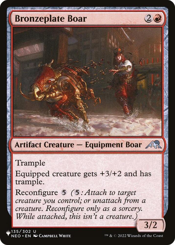 Bronzeplate Boar 135/302 (The List Reprints)  | Good Games Adelaide SA
