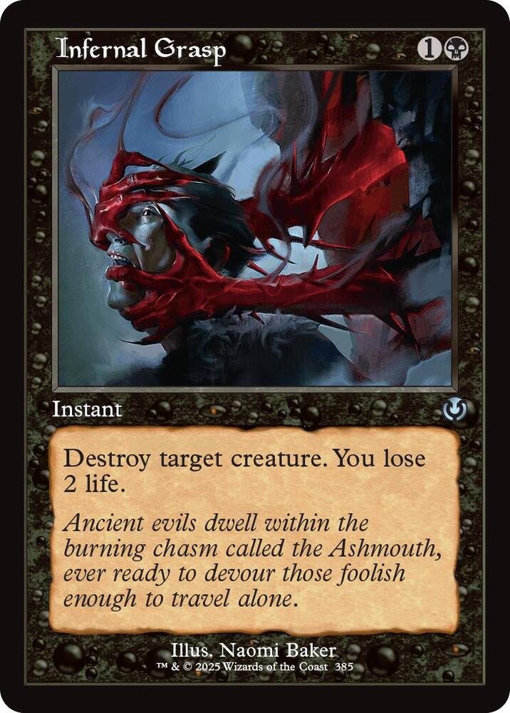 Infernal Grasp 385 (Innistrad Remastered)  - Foil | Good Games Adelaide SA