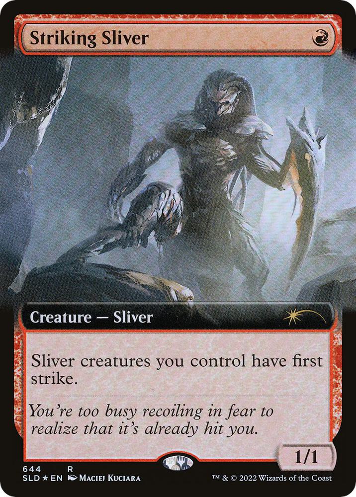 Striking Sliver Extended Art 644 (Secret Lair Drop Series)  - Foil | Good Games Adelaide SA