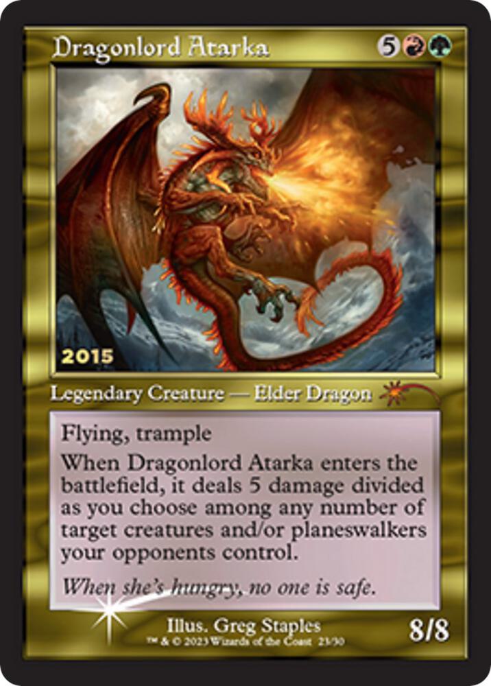 Dragonlord Atarka 23 (30th Anniversary Promos)  - Foil | Good Games Adelaide SA
