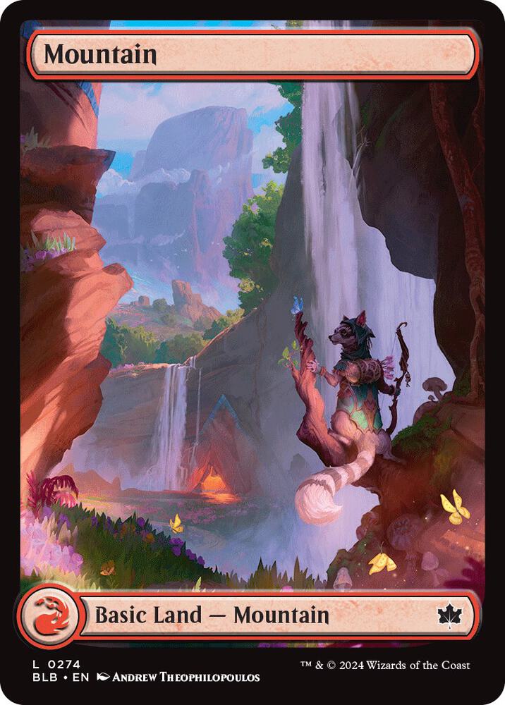 Mountain 0274 274 (Bloomburrow)  - Foil | Good Games Adelaide SA