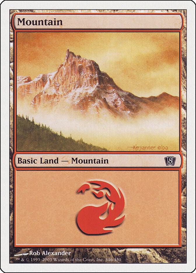 Mountain 346 346 (8th Edition)  - Foil | Good Games Adelaide SA