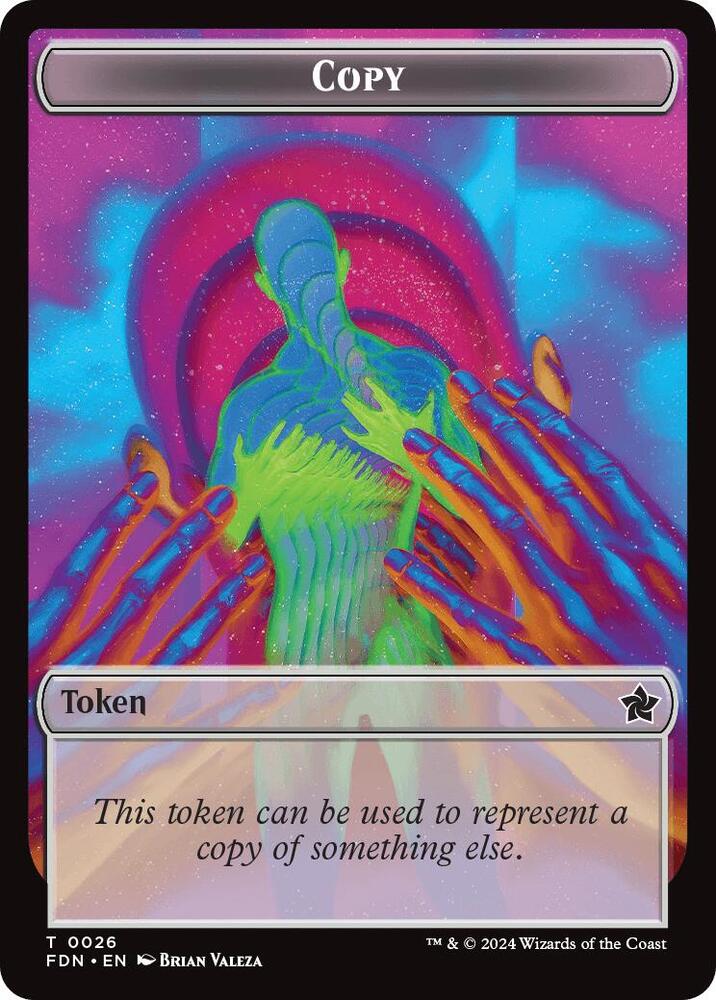 Copy Human Double Sided Token 26 // 3 (Foundations)  | Good Games Adelaide SA