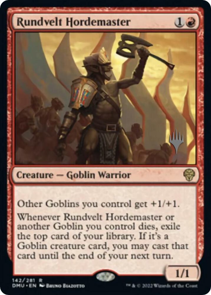 Rundvelt Hordemaster 142 (Promo Pack: Dominaria United)  | Good Games Adelaide SA