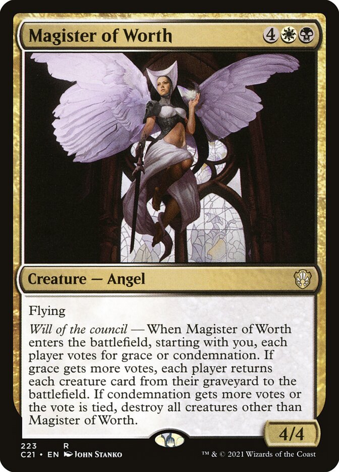 Magister of Worth 223 (Commander 2021)  | Good Games Adelaide SA