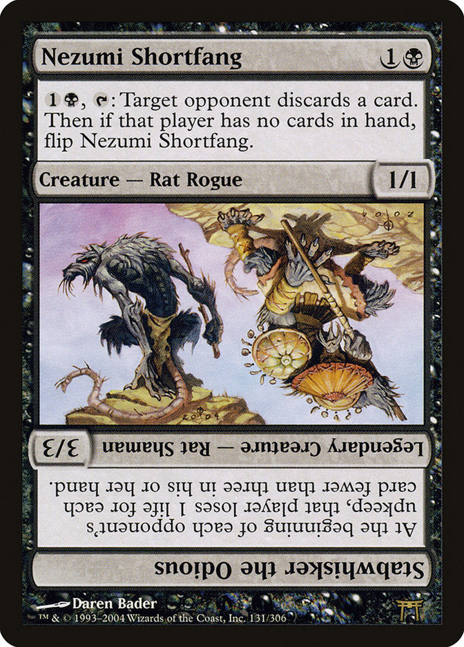 Nezumi Shortfang // Stabwhisker the Odious 131 (Champions of Kamigawa)  | Good Games Adelaide SA