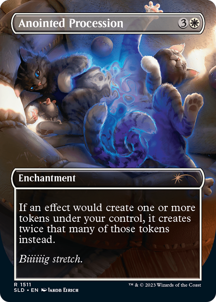 Anointed Procession // Anointed Procession [Secret Lair Commander Deck: Raining Cats and Dogs] | Good Games Adelaide SA
