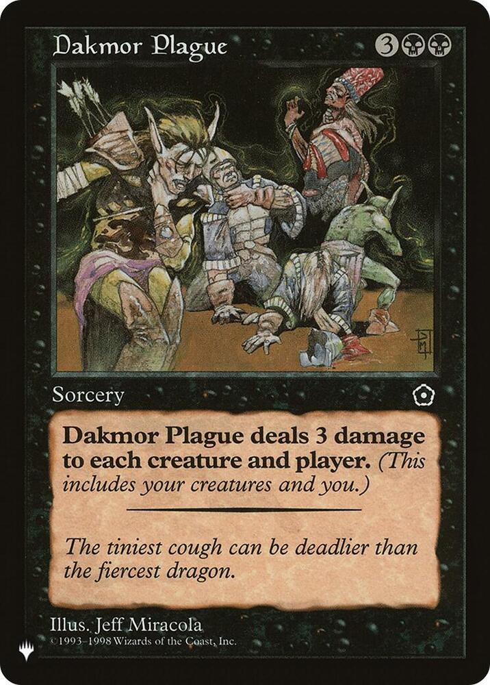 Dakmor Plague  (The List Reprints)  | Good Games Adelaide SA