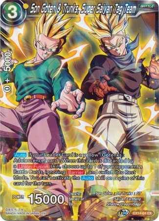 Son Goten & Trunks, Super Saiyan Tag Team [EX14-04] | Good Games Adelaide SA