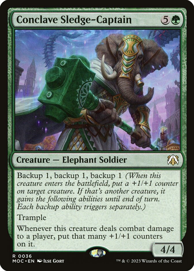Conclave Sledge-Captain 36 (Commander: March of the Machine)  | Good Games Adelaide SA