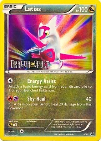 Latias 9 20 Dragon Vault 009/020 (Blister Exclusives)  - Holofoil | Good Games Adelaide SA