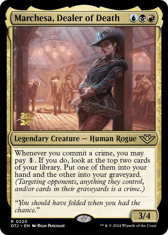 Marchesa Dealer of Death 220 (Prerelease Cards)  - Foil | Good Games Adelaide SA