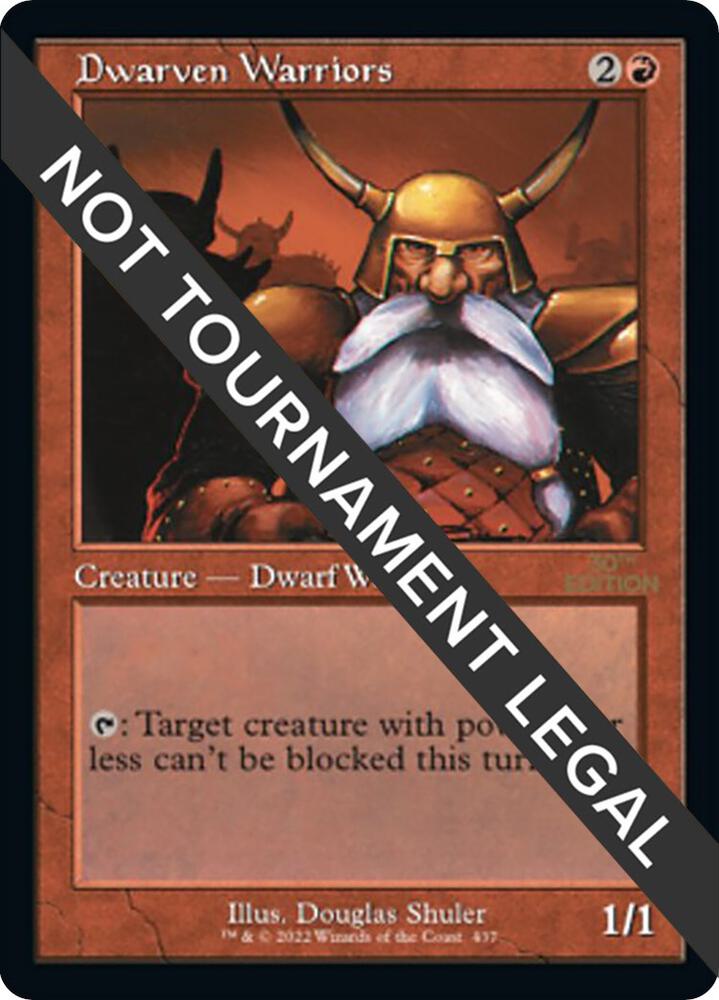 Dwarven Warriors Retro Frame 437/594 (30th Anniversary Edition)  | Good Games Adelaide SA