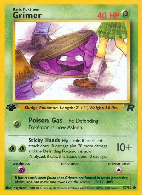 Grimer 57/82 (Team Rocket)  - 1st Edition | Good Games Adelaide SA