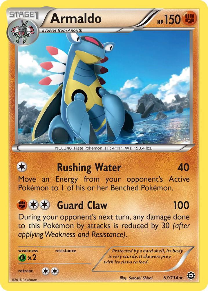 Armaldo 57/114 (XY - Steam Siege)  | Good Games Adelaide SA