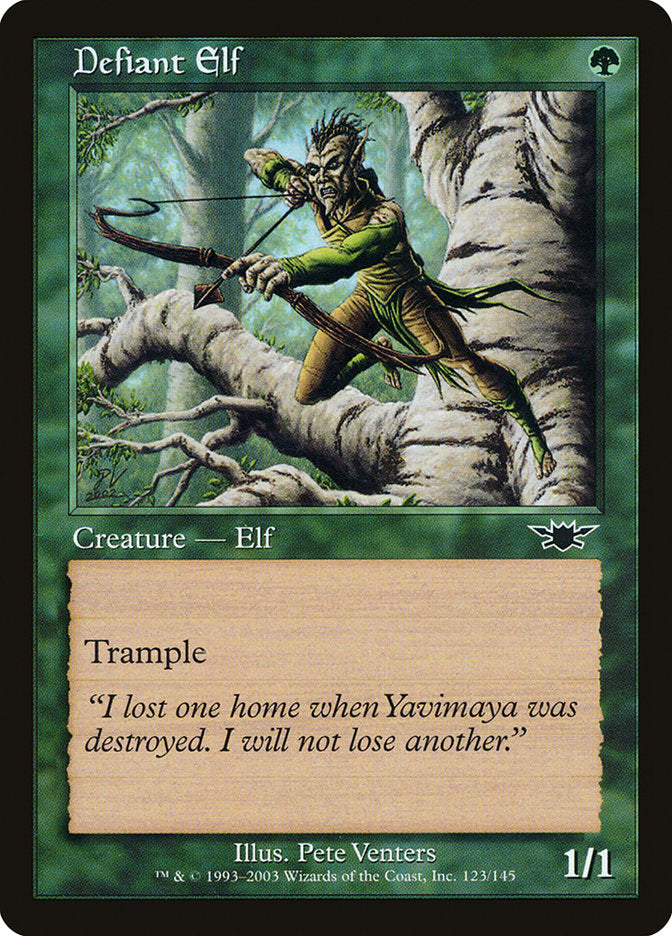 Defiant Elf 123 (Legions)  - Foil | Good Games Adelaide SA