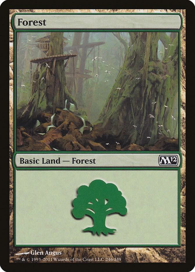 Forest 246 (Magic 2012 (M12))  - Foil | Good Games Adelaide SA