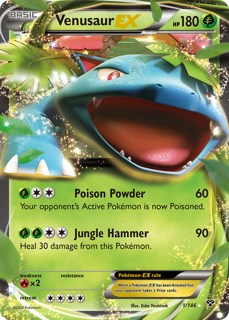 Venusaur EX (1/146) [XY: Base Set] | Good Games Adelaide SA