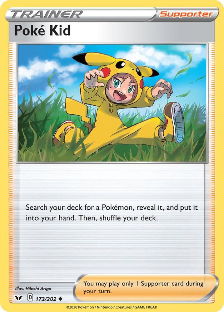 Poke Kid 173/202 (SWSH01: Sword & Shield Base Set)  | Good Games Adelaide SA
