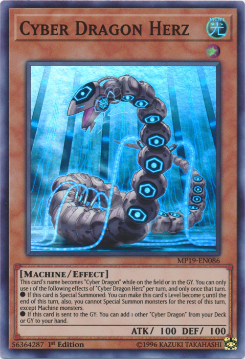 Cyber Dragon Herz [MP19-EN086] Super Rare | Good Games Adelaide SA