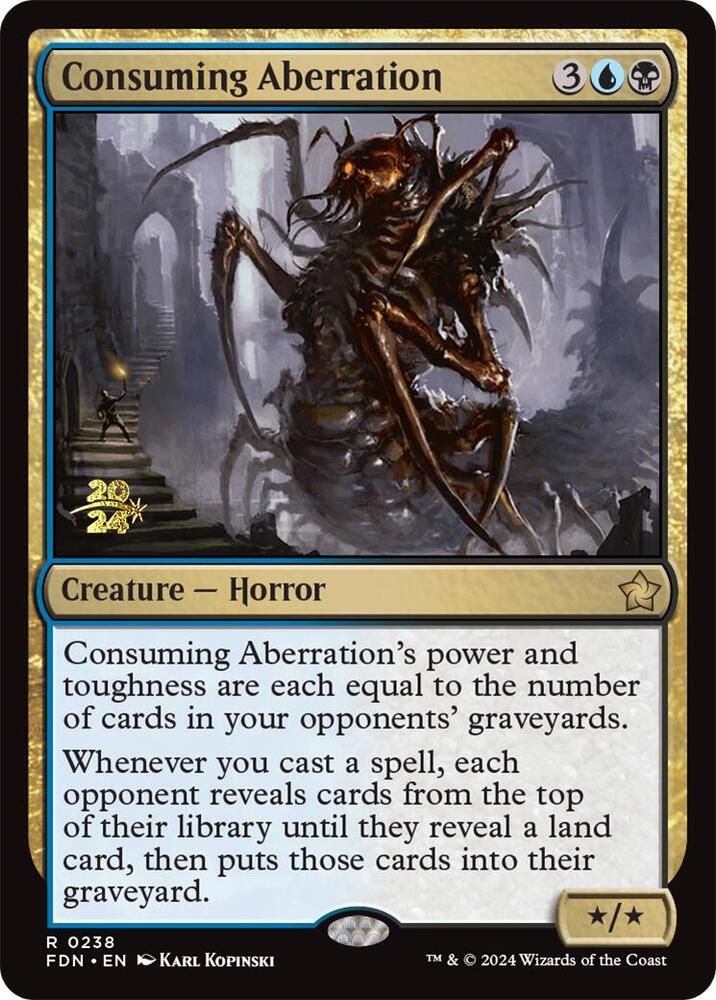 Consuming Aberration FDN 238 (Prerelease Cards)  - Foil | Good Games Adelaide SA