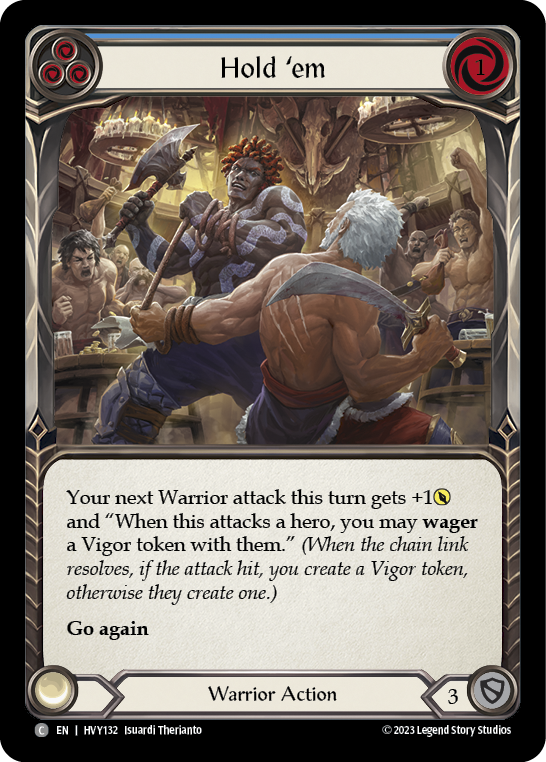 Hold 'em (Blue) [HVY132] (Heavy Hitters) | Good Games Adelaide SA