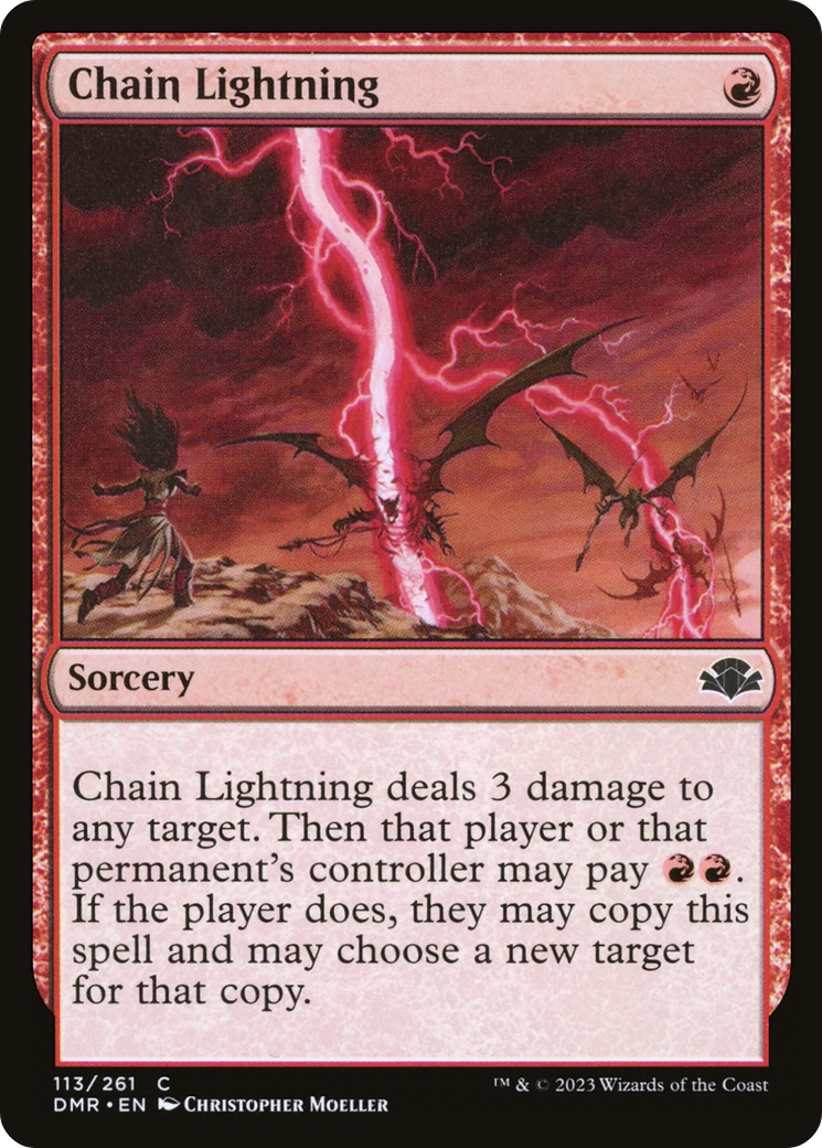 Chain Lightning [Dominaria Remastered] | Good Games Adelaide SA