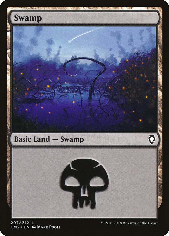 Swamp (297) [Commander Anthology Volume II] | Good Games Adelaide SA