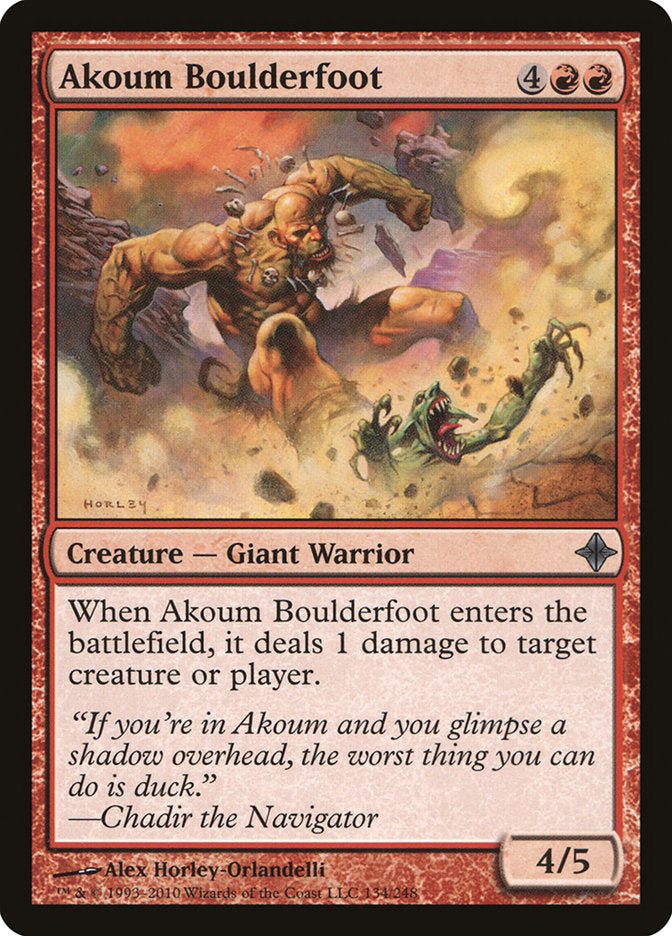Akoum Boulderfoot 134 (Rise of the Eldrazi)  | Good Games Adelaide SA
