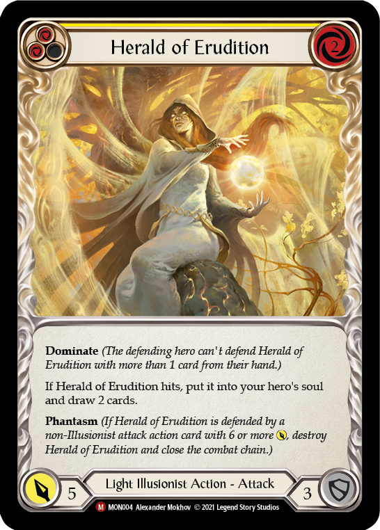 Herald of Erudition [MON004] 1st Edition Normal | Good Games Adelaide SA