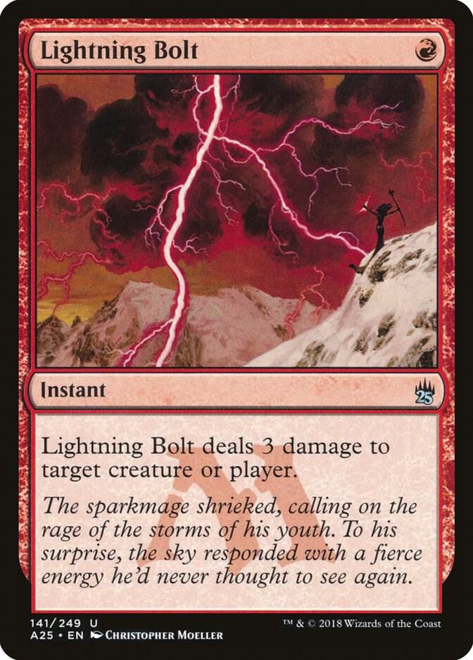 Lightning Bolt 141 (Masters 25)  - Foil | Good Games Adelaide SA