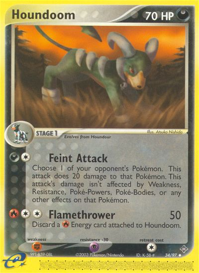 Houndoom (34/97) [EX: Dragon] | Good Games Adelaide SA
