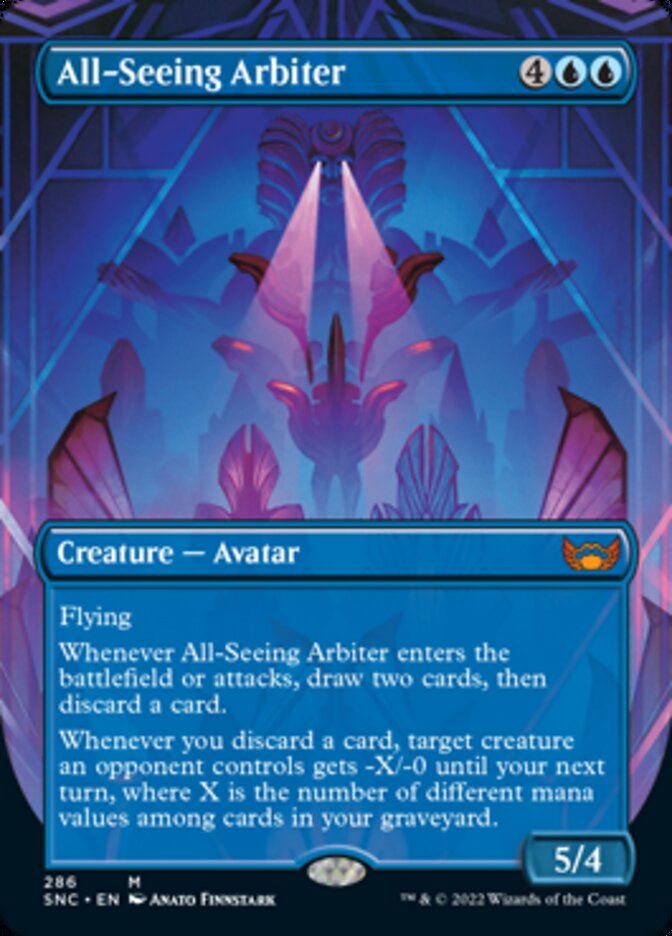 All-Seeing Arbiter (Borderless Alternate Art) [Streets of New Capenna] | Good Games Adelaide SA