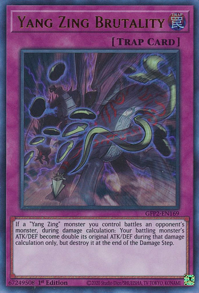 Yang Zing Brutality [GFP2-EN169] Ultra Rare | Good Games Adelaide SA