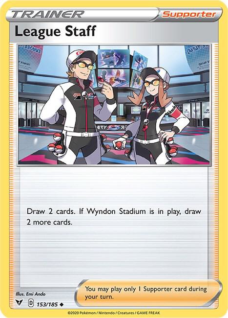 League Staff 153/185 (SWSH04: Vivid Voltage)  | Good Games Adelaide SA