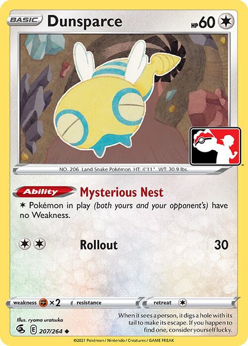 Dunsparce Series 2 207/264 (Prize Pack Series Cards)  | Good Games Adelaide SA