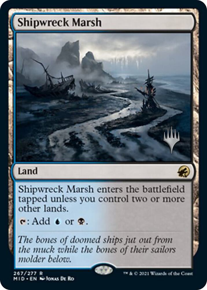 Shipwreck Marsh 267 (Promo Pack: Innistrad: Midnight Hunt)  | Good Games Adelaide SA