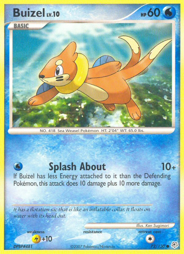 Buizel (72/130) [Diamond & Pearl: Base Set] | Good Games Adelaide SA