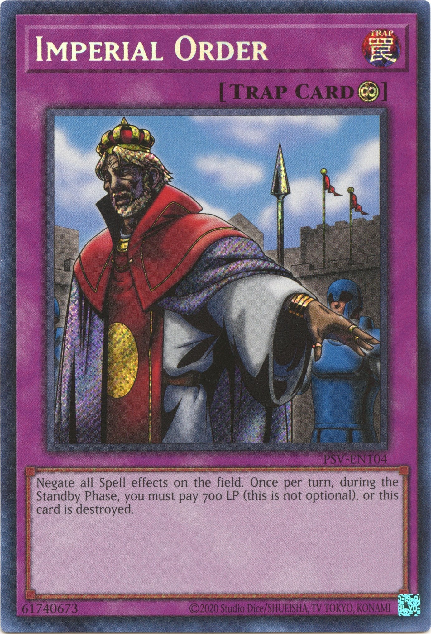 Imperial Order (25th Anniversary) [PSV-EN104] Secret Rare | Good Games Adelaide SA