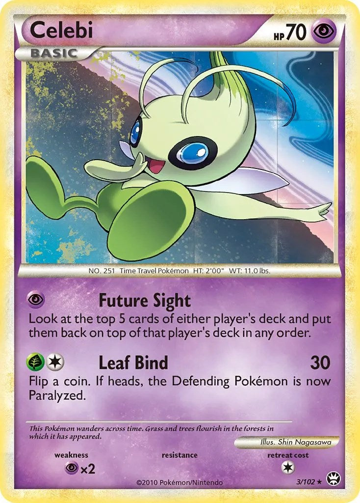 Celebi (3/102) (Movie Exclusive) [HeartGold & SoulSilver: Triumphant] | Good Games Adelaide SA